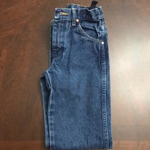 Boys wrangler jeans size 12 slim
